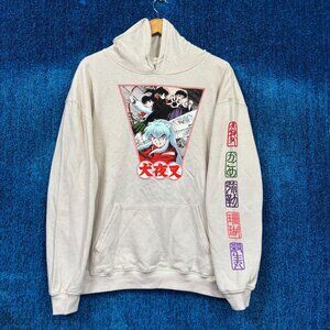 Inuyasha Graphic Anime Hoodie Size Large